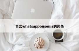 包含whatsappbusenis的词条