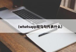 （whatsapp双勾勾代表什么）