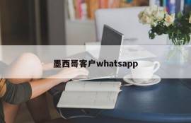 墨西哥客户whatsapp