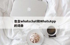 包含whatschat和WhatsApp的词条