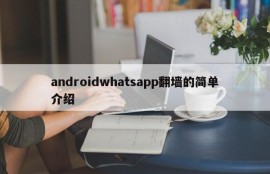 androidwhatsapp翻墙的简单介绍