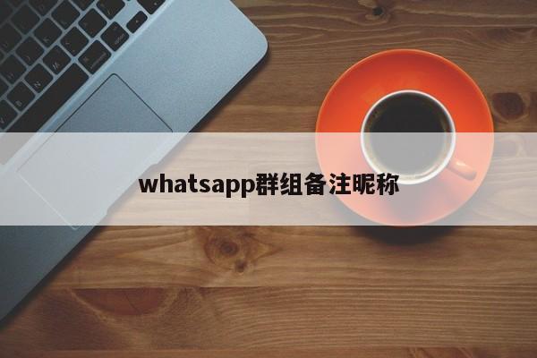 whatsapp群组备注昵称