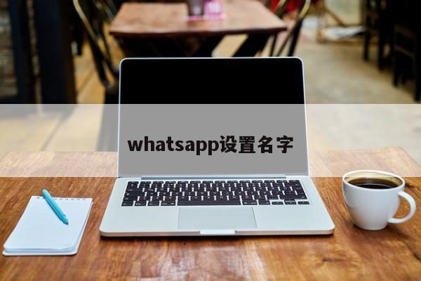 whatsapp设置名字